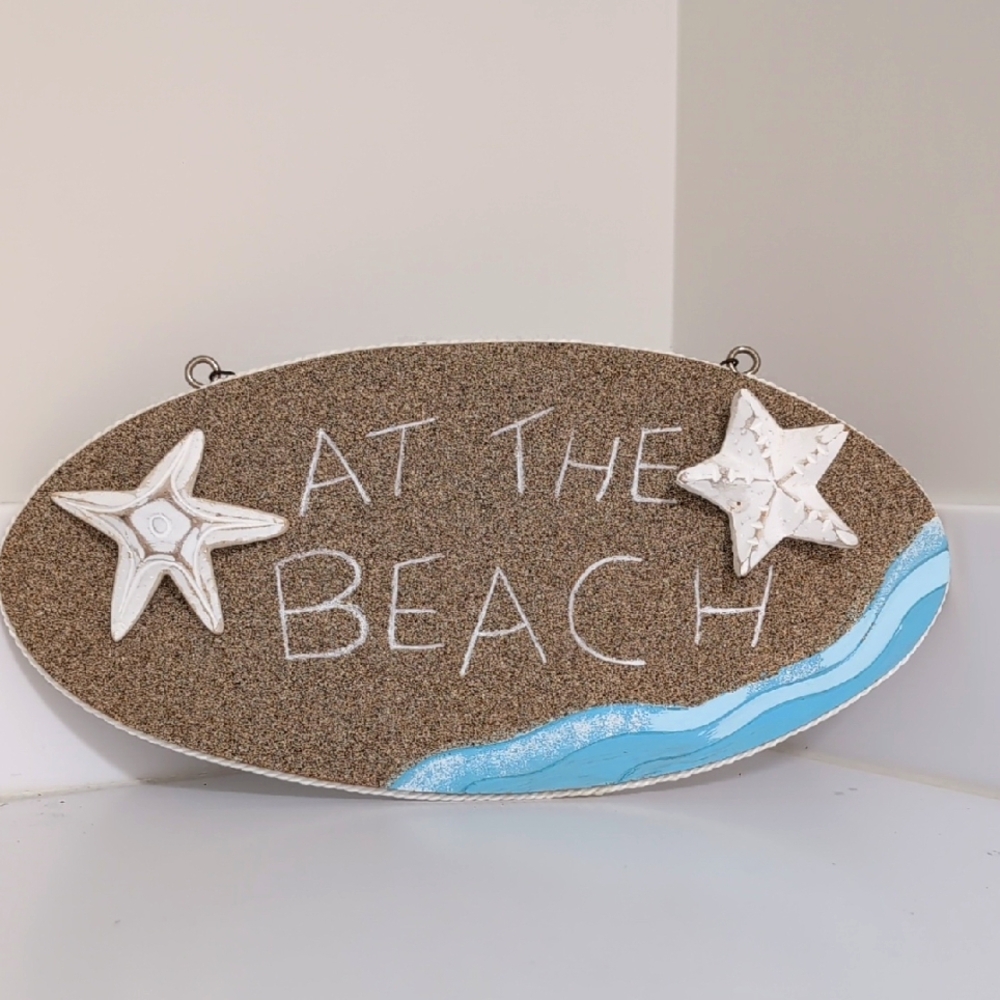 At The Beach Sign